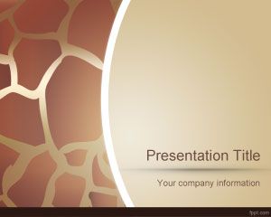 Free Animal Skin PowerPoint Template