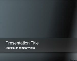 Dark Abstract PowerPoint Template