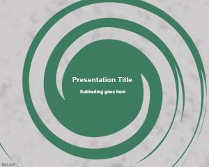 Free Spiral PowerPoint Template