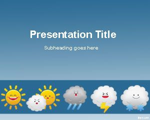 Free Weather Forecast PowerPoint Template