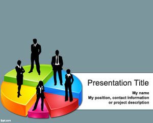 Business 3D Pie Chart Template