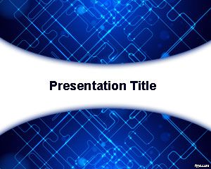 Free Modern Technology PowerPoint template