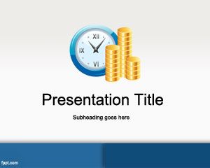 Free Time is Money PowerPoint Template