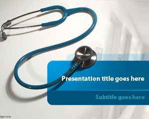 Free Stethoscope PowerPoint Template