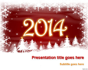 Free New Year 2014 PowerPoint Template