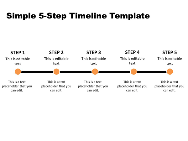 timeline presentation powerpoint template